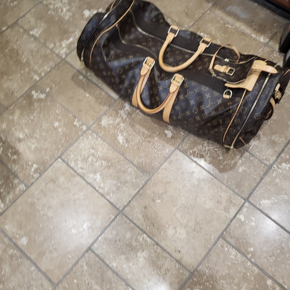 Louis Vuitton Brown Monogram Duffel Bag